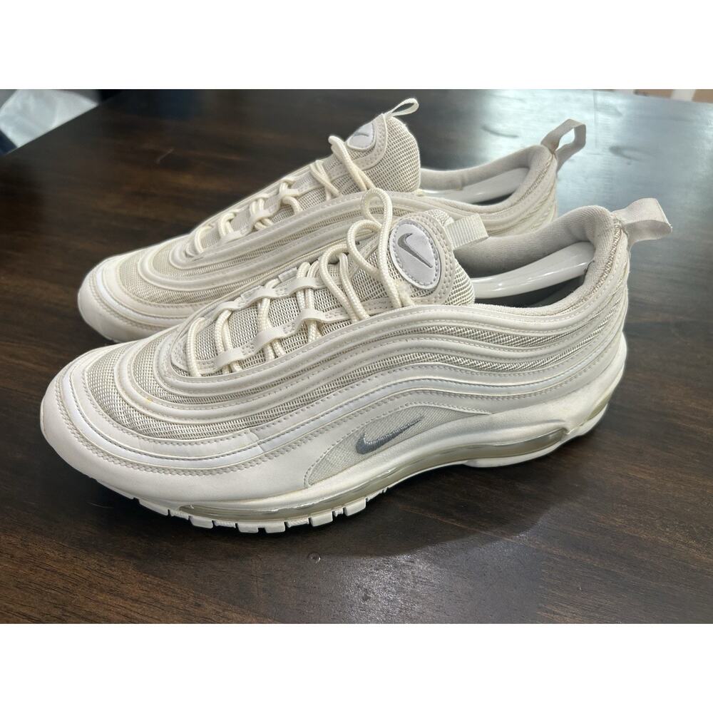 Nike Air Max 97 Triple White Wolf Gray Mens Shoes Size 10 Sneakers 921826-101